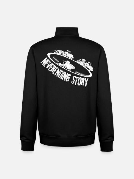 Farming neverending story - Unisex Organic Zip Sweatshirt by Stanley/Stella - black