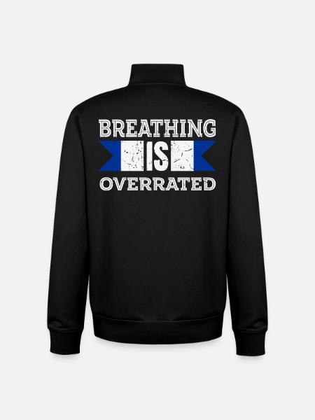 Atmung wird überbewertet - Unisex Organic Zip Sweatshirt von Stanley/Stella - Schwarz