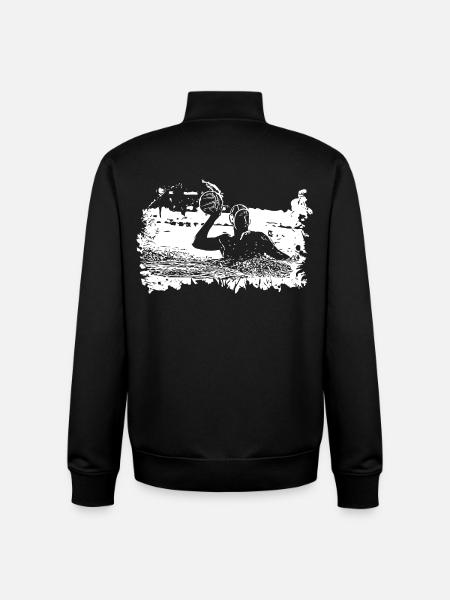 Water polo, water polo - Unisex Organic Zip Sweatshirt by Stanley/Stella - black