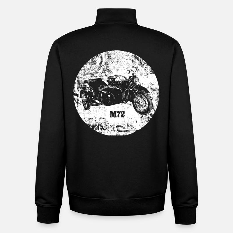 Ural M72 - Unisex Organic Zip Sweatshirt von Stanley/Stella - Schwarz