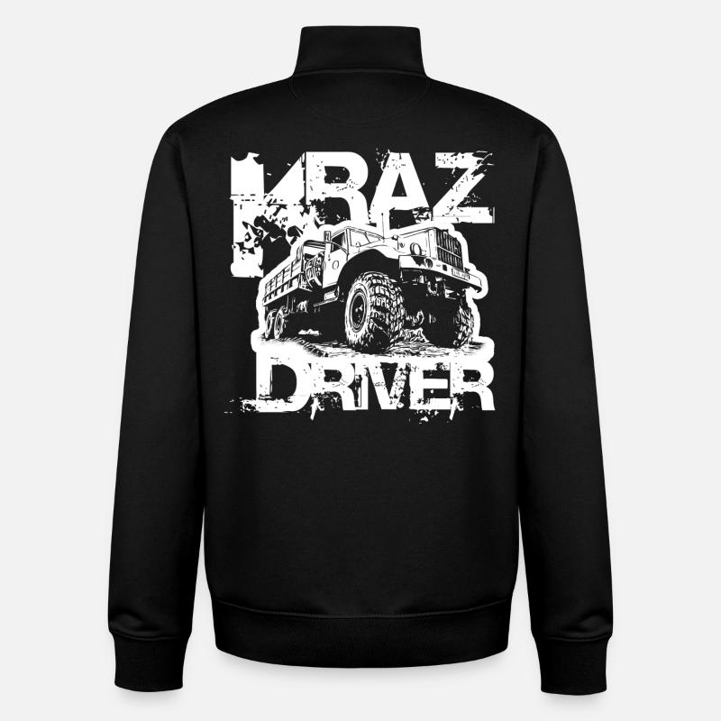 KRAZ Driver - Unisex Organic Zip Sweatshirt von Stanley/Stella - Schwarz