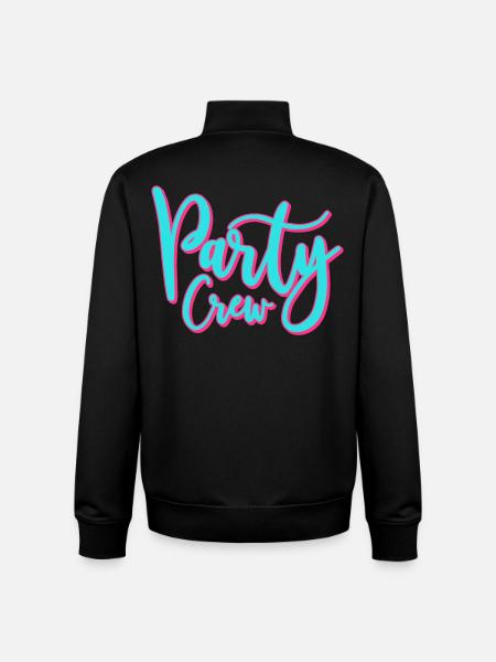 Partycrew / Party Crew - Unisex Organic Zip Sweatshirt von Stanley/Stella - Schwarz