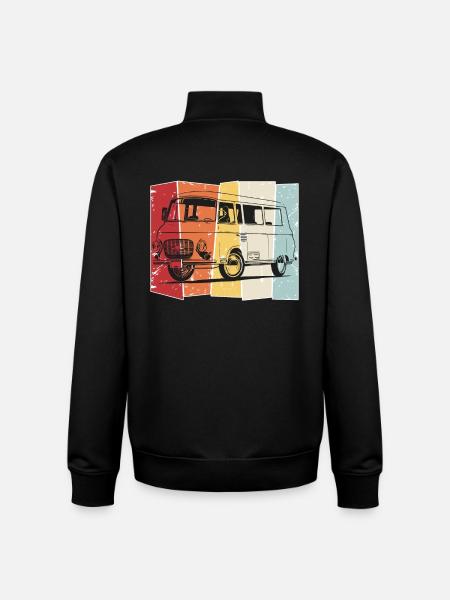 Barkas - Unisex Organic Zip Sweatshirt von Stanley/Stella - Schwarz
