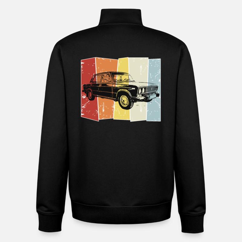 Lada Riva - Unisex Organic Zip Sweatshirt by Stanley/Stella - black