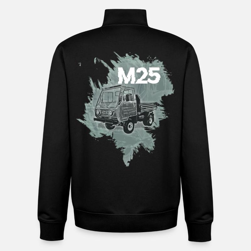 Multicar M25 - Unisex Organic Zip Sweatshirt by Stanley/Stella - black