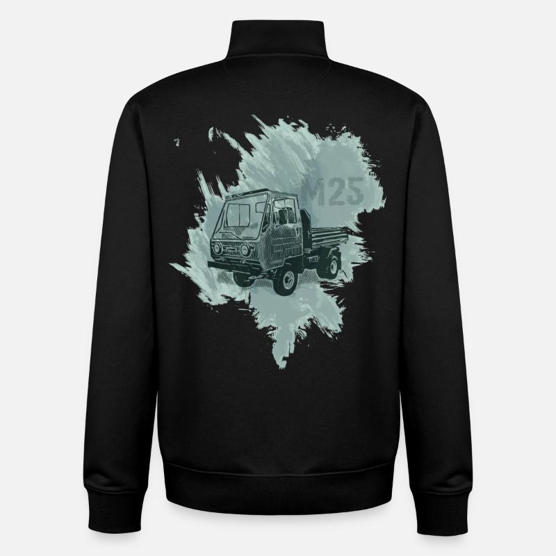 M25 Multicar - Unisex Organic Zip Sweatshirt by Stanley/Stella - black