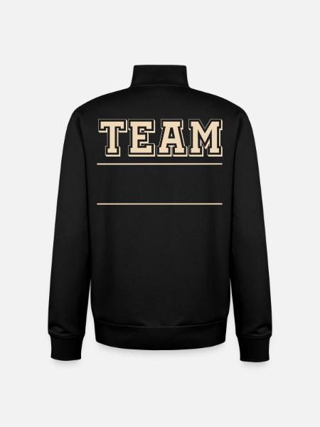 Équipe - Sweat zippé unisexe en coton bio Stanley/Stella - noir