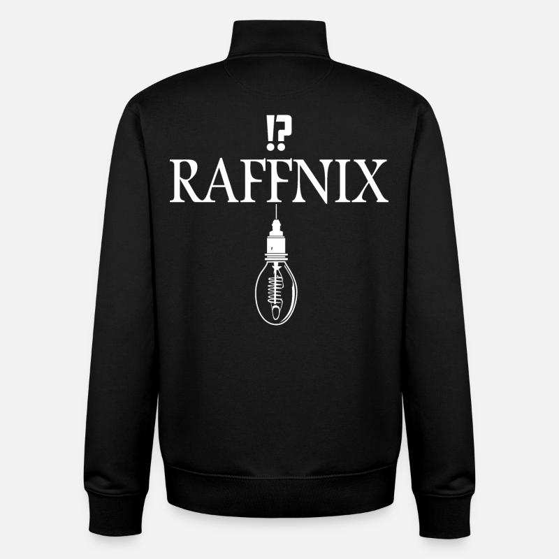 Raffnix Nerd - Unisex Organic Zip Sweatshirt by Stanley/Stella - black