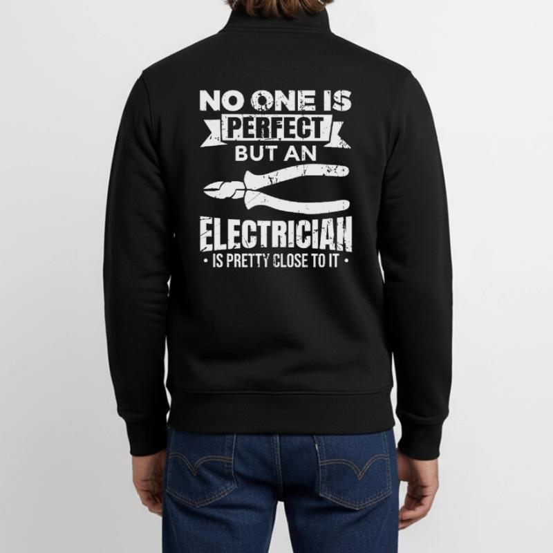 Electrical Engineer Witz Unisex Organic Zip Sweatshirt by Stanley/Stella