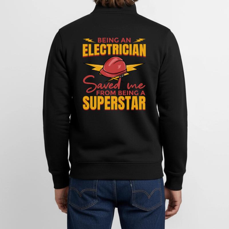 Electrical Engineer Witz Unisex Organic Zip Sweatshirt by Stanley/Stella