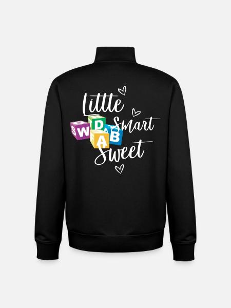 Small Smart and Sweet - Unisex Organic Zip Sweatshirt by Stanley/Stella - black