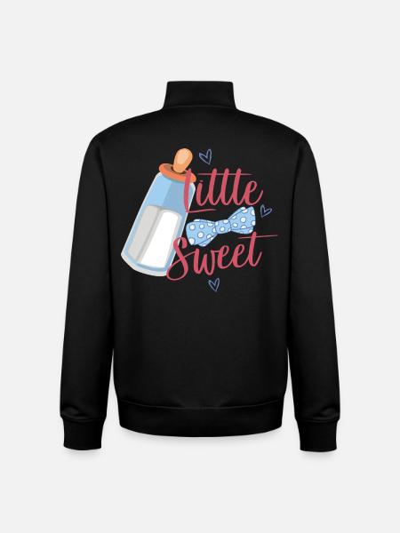 Bébé petit et doux - Sweat zippé unisexe en coton bio Stanley/Stella - noir