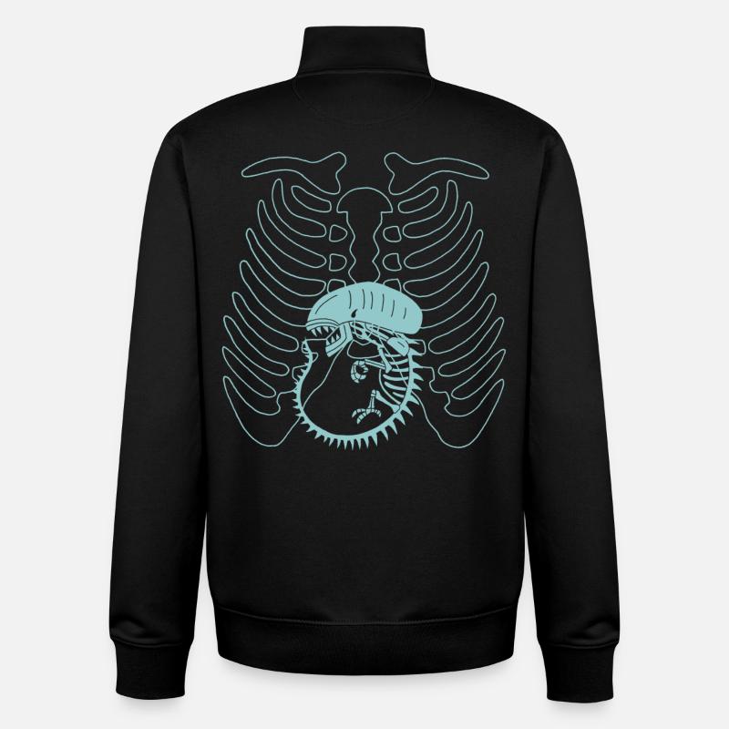 Das Monster in dir - Unisex Organic Zip Sweatshirt von Stanley/Stella - Schwarz