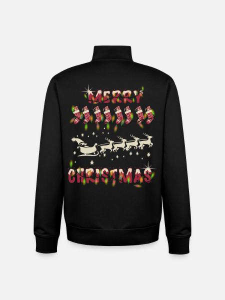 Weihnachtsmann - Unisex Organic Zip Sweatshirt von Stanley/Stella - Schwarz