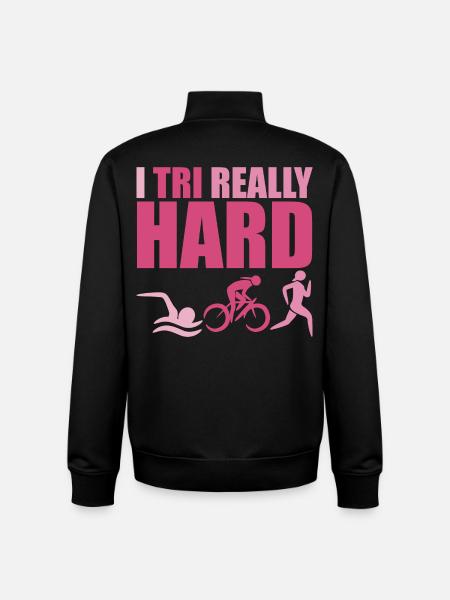 Triathlon Competition - Unisex Organic Zip Sweatshirt by Stanley/Stella - black