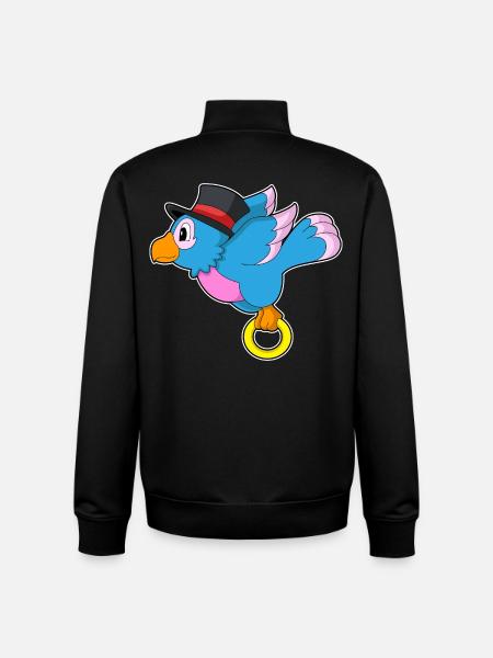 Parrot Groom Wedding Ring Wedding - Unisex Organic Zip Sweatshirt by Stanley/Stella - black