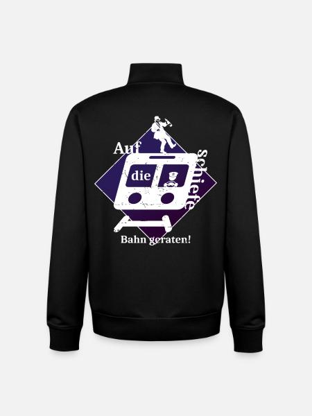 Schiefe Bahn - Unisex Organic Zip Sweatshirt von Stanley/Stella - Schwarz