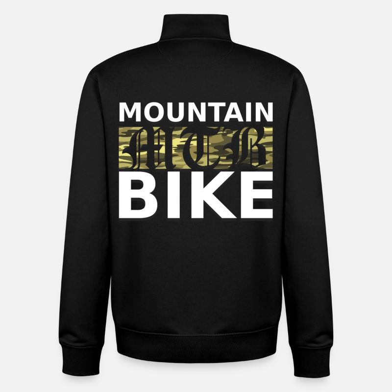 VTT VTT - Sweat zippé unisexe en coton bio Stanley/Stella - noir