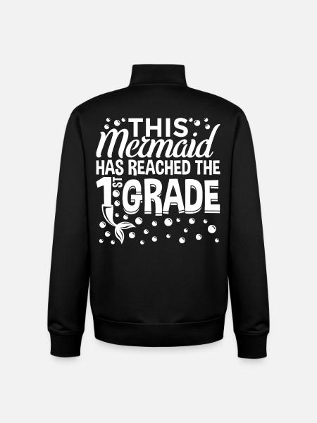 Student 1st class - Unisex Organic Zip Sweatshirt by Stanley/Stella - black