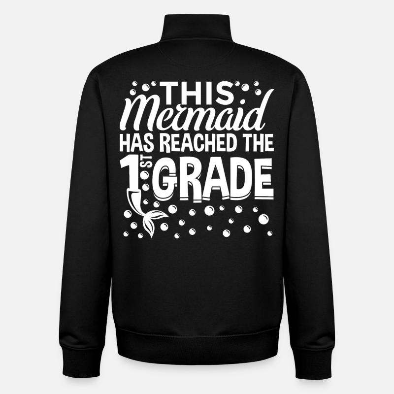 Student 1st class - Unisex Organic Zip Sweatshirt by Stanley/Stella - black