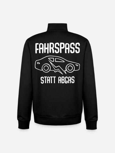 E-Auto Elektroauto - Unisex Organic Zip Sweatshirt von Stanley/Stella - Schwarz