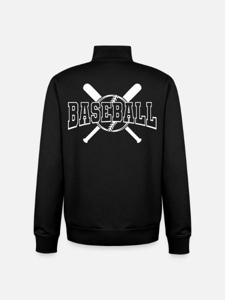 Baseball - Unisex Organic Zip Sweatshirt by Stanley/Stella - black