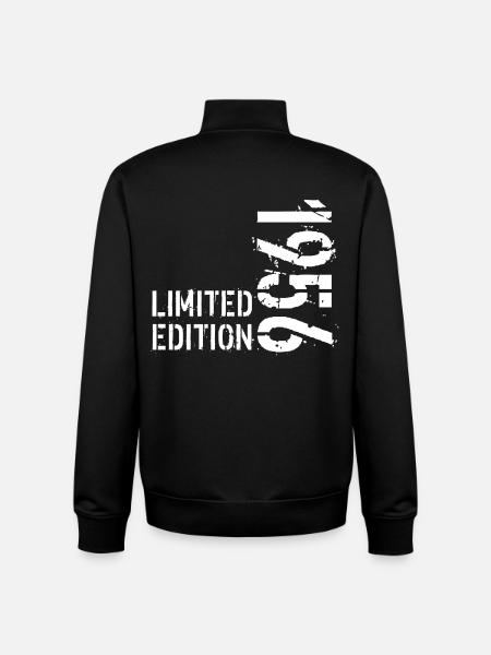 LIMITED EDITION 1956 - Unisex Organic Zip Sweatshirt by Stanley/Stella - black