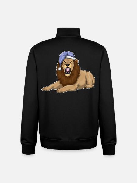 Leo Sleep Nightcap - Unisex Organic Zip Sweatshirt by Stanley/Stella - black
