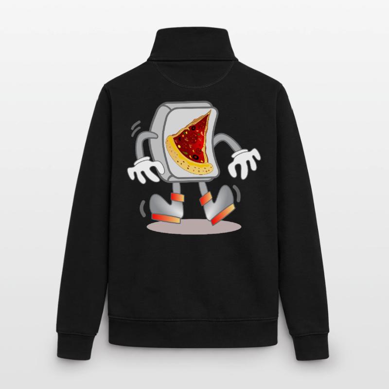 Ordinateur - COMMANDE DE PIZZA Sweat zippé unisexe en coton bio Stanley/Stella