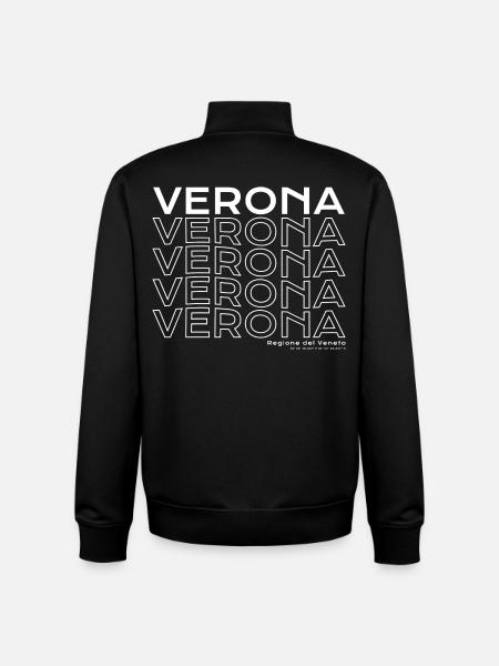 Verona Key Visual: Veneto Review - Unisex Organic Zip Sweatshirt by Stanley/Stella - black