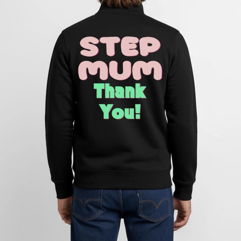 STIEFMUTTER DANKE - MUTTERTAG Unisex Organic Zip Sweatshirt von Stanley/Stella