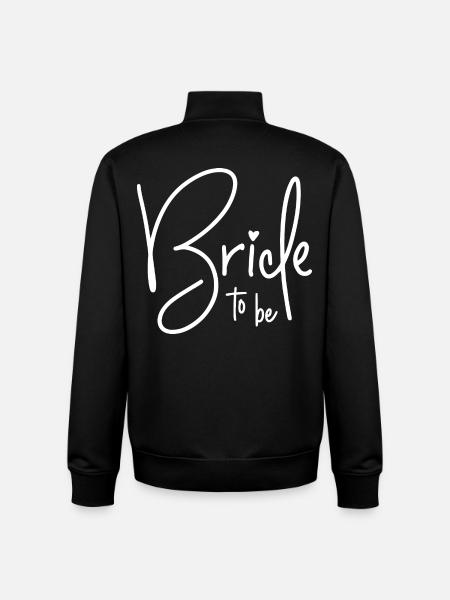 Future mariée - Sweat zippé unisexe en coton bio Stanley/Stella - noir