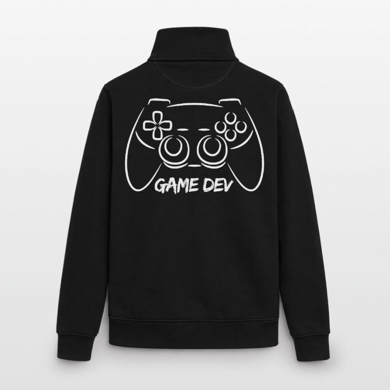 Game Developer Unisex Organic Zip Sweatshirt by Stanley/Stella