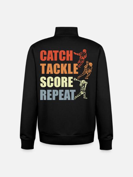 Lacrosse Lovers - Unisex Organic Zip Sweatshirt by Stanley/Stella - black