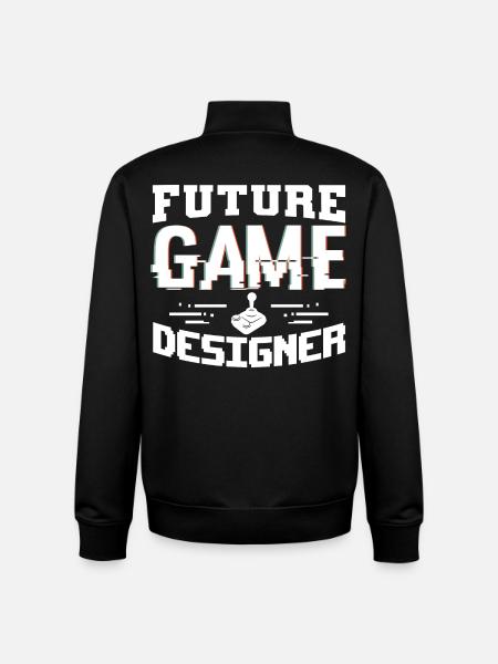 Game Designer Boy - Unisex Organic Zip Sweatshirt by Stanley/Stella - black