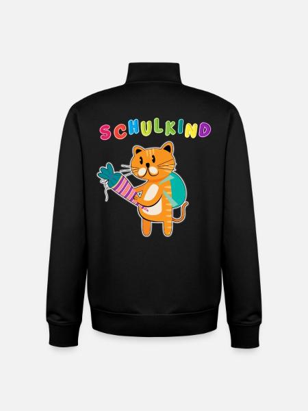 Schulkind Einschulung | Schulanfang ABC-Schütze - Unisex Organic Zip Sweatshirt von Stanley/Stella - Schwarz