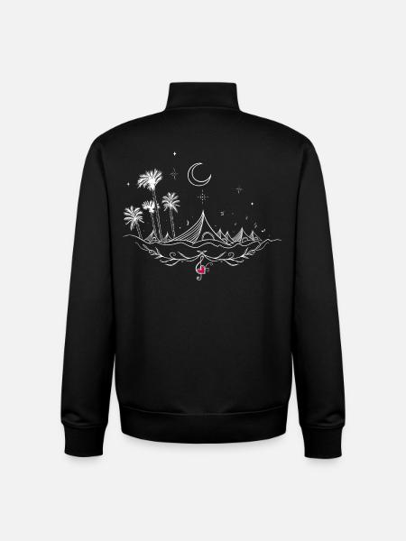 Music Festival Music Festival - Unisex Organic Zip Sweatshirt by Stanley/Stella - black