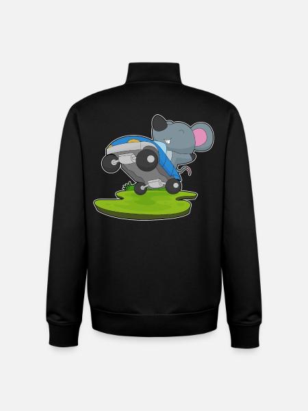 Mouse Auto - Unisex Organic Zip Sweatshirt by Stanley/Stella - black