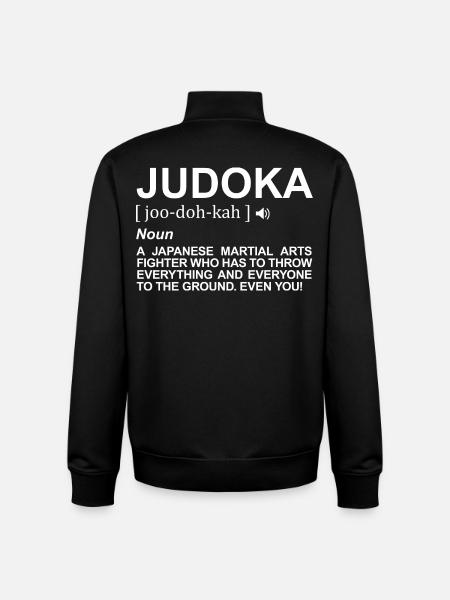 Judoka Meaning - Unisex Organic Zip Sweatshirt by Stanley/Stella - black