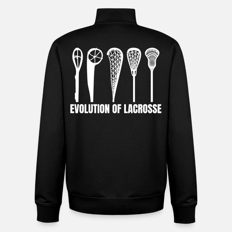 Lacrosse Development - Unisex Organic Zip Sweatshirt by Stanley/Stella - black