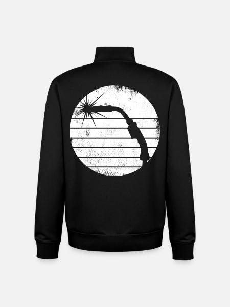 Sketch welding rod - Unisex Organic Zip Sweatshirt by Stanley/Stella - black