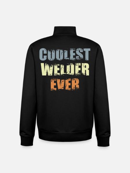 Soudeur cool - Sweat zippé unisexe en coton bio Stanley/Stella - noir