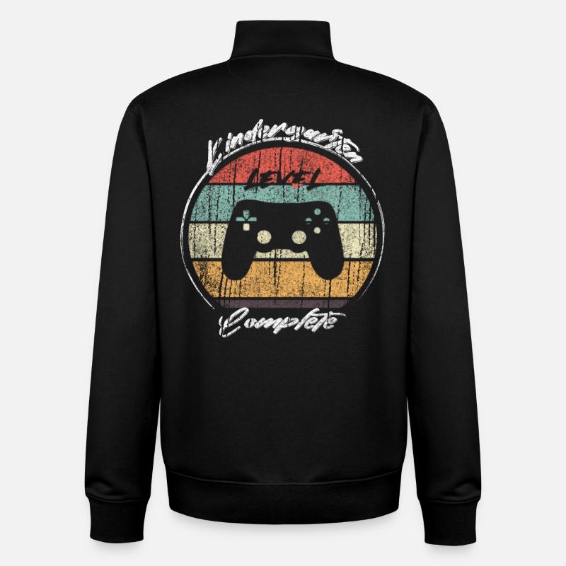 Kindergarten Level Complete Gamer - Unisex Organic Zip Sweatshirt von Stanley/Stella - Schwarz