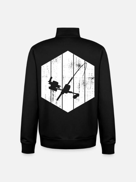 Dessin d’ange - Sweat zippé unisexe en coton bio Stanley/Stella - noir