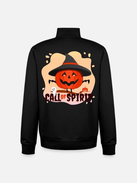 Halloween appel de l'âme - Sweat zippé unisexe en coton bio Stanley/Stella - noir