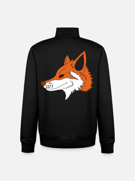 Cunning as a fox - Unisex Organic Zip Sweatshirt by Stanley/Stella - black