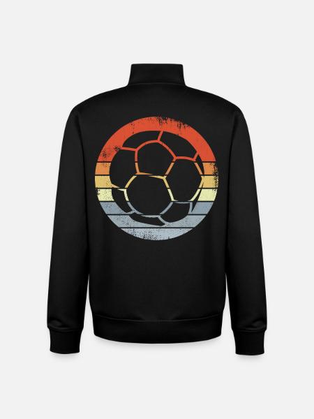 Handball Sketch - Unisex Organic Zip Sweatshirt by Stanley/Stella - black