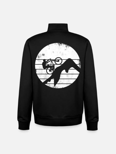 Mountainbiker - Unisex Organic Zip Sweatshirt von Stanley/Stella - Schwarz