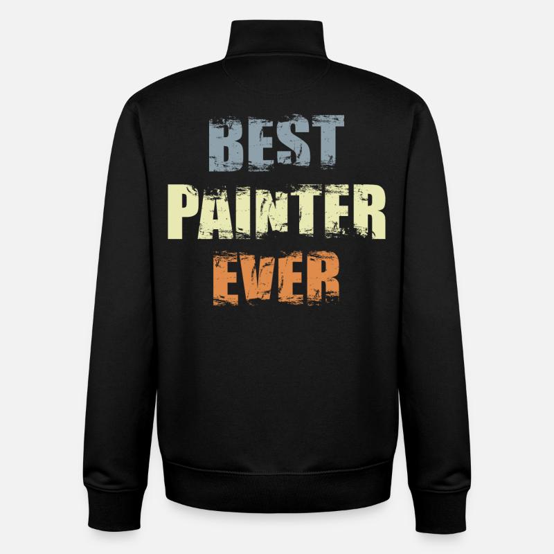 Bester Maler Lackierer - Unisex Organic Zip Sweatshirt von Stanley/Stella - Schwarz