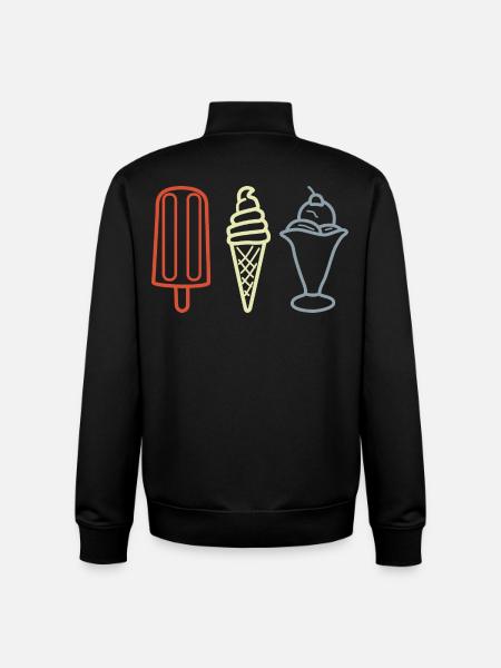 Coupes glacées - Sweat zippé unisexe en coton bio Stanley/Stella - noir